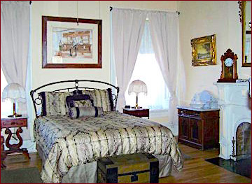 Restored guest rooms at the St. James Hotel are named for the famous Old West characters who stayed there.